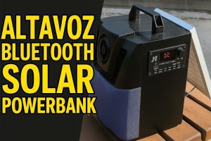 Altavoz Bluetooth solar con Powerbank