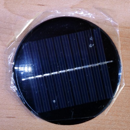 Panel solar redondo 4,2v 150mA