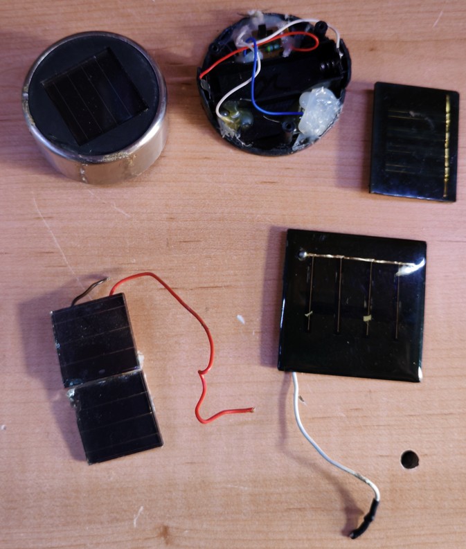 Paneles solares reciclados
