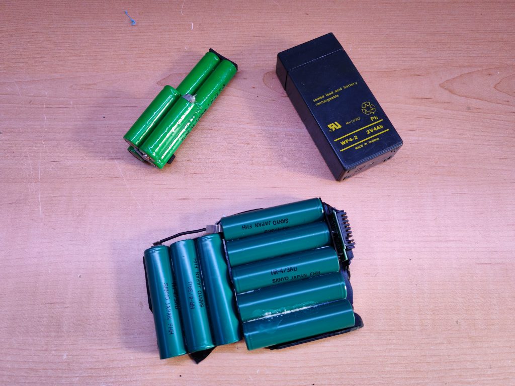 Baterías recicladas